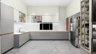 Dream Kitchen Interior Design | Modern Home Kitchen | D5 Render Animation