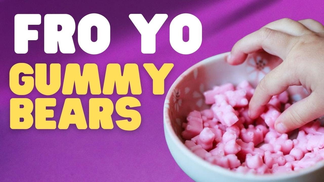 How to Make Frozen Yogurt Bears Healthy Recipes for Kids 🧸🍓🥛 YouTube