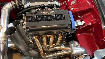 Finishing Up Pipes For My Turbo Integra : La Fea 😍😍