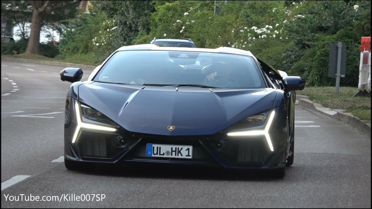 Lamborghini Revuelto Start Up, Details & sound 1080p