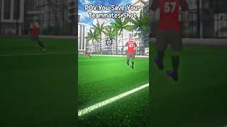 POV:You Save Your Teamates Shot #football #vrfs #ball #soccer #game #gaming  #roblox #youtubeshorts