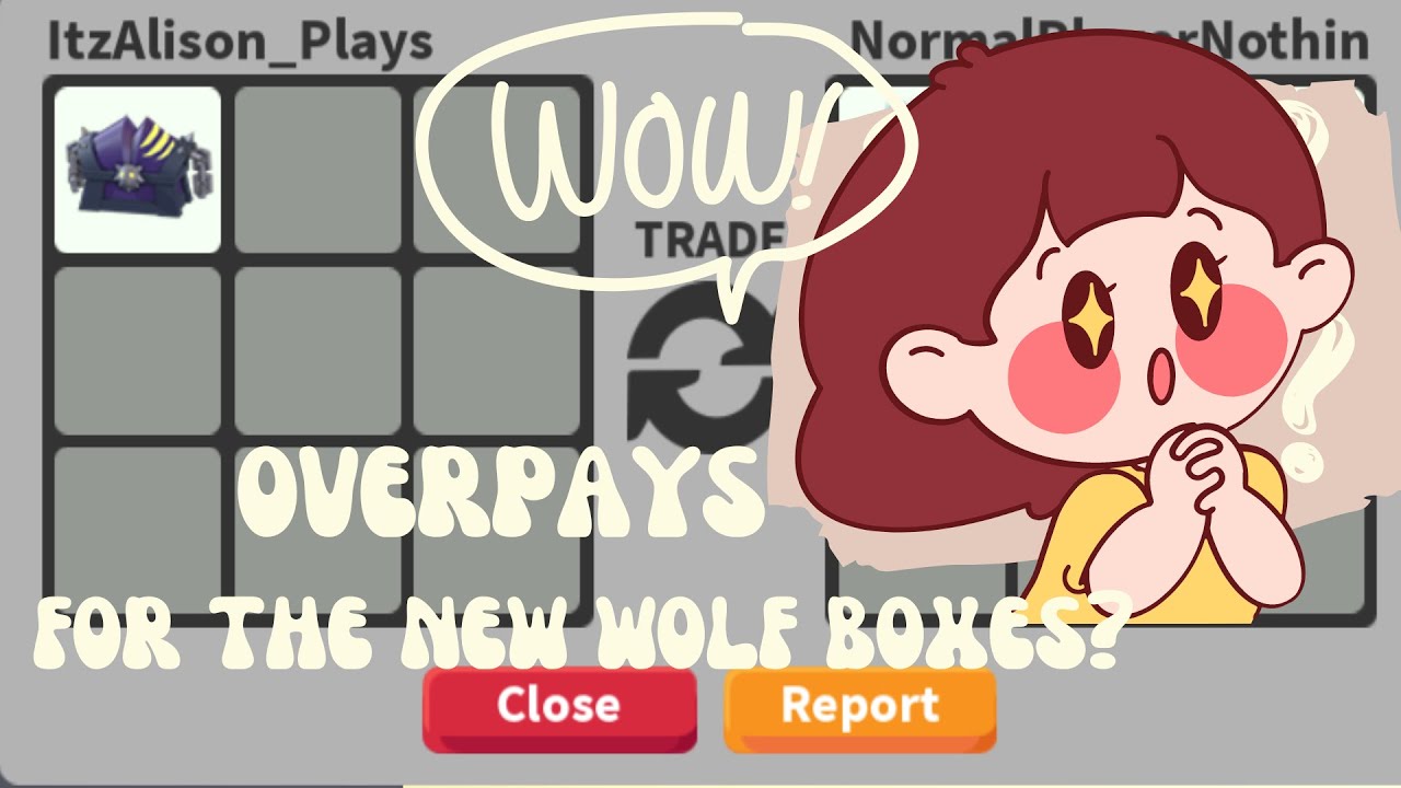 OVERPAYS FOR THE NEW WOLF BOXES in ADOPT ME