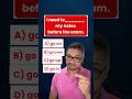 Which phrasal verb with GO is correct? 🤯 Most learners fail this!