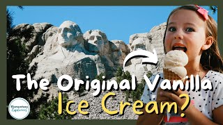 Fun Facts & Famous Thomas Jefferson Vanilla Ice Cream - Mount Rushmore National Memorial - SD