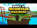 Built a Mountain Railroad in Itty Bitty Railway Roblox