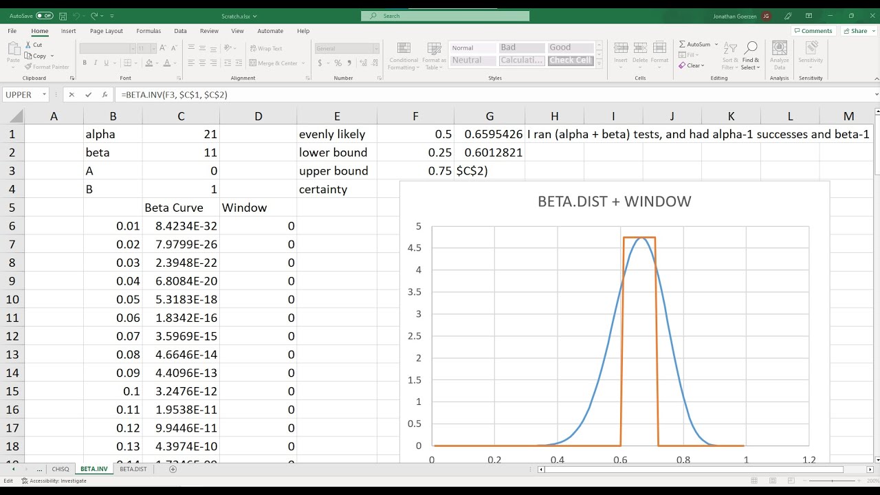 Excelerated System Excelerated Engineering Encyclopedia Entry 036: BETA.INV() - YouTube