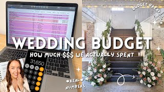 how much $$$ we spent on our wedding | our wedding budget with REAL numbers 👰🏻💸