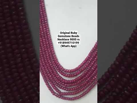 Ruby Gemstone Beads