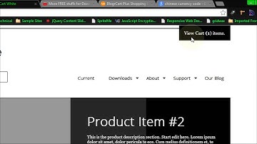Blogger Shopping Cart Template How To Edit/Custom Currency Settings
