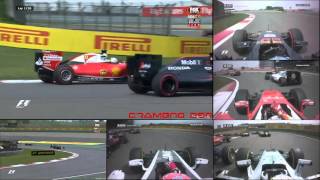 F1 2016 Chinese GP Start Multiple Camera View #3