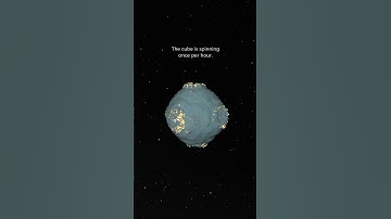 Spinning Nondeformable Cube Placed Inside of Uranus? 😮😨 #spacesim