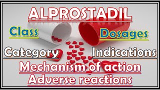 Alprostadil Cl And Category Indications And Dosages Mechanism Of Action Adverse Reactions