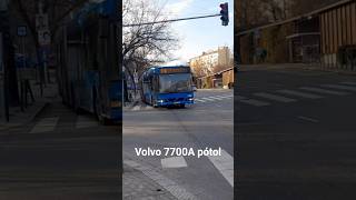 Volvo 7700A indul a Sirály utcáról a 110-es vonalat pótolva #bkk #bkv #busz #volvo