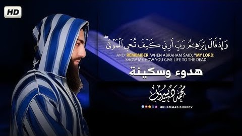 واذ قال إبراهيم ربي أرني كيف تحي الموتى تلاوة خاشعة 😢 بصوت القارئ محمد ديبيروف Muhammad Dibirov
