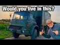 Insane Bedford MJ Camper Van Retired Soldier&#39;s Home On Wheels!