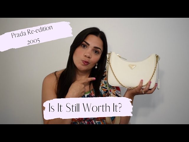 PRADA RE-EDITION 2005 SAFFIANO LEATHER BAG UNBOXING & REVIEW!