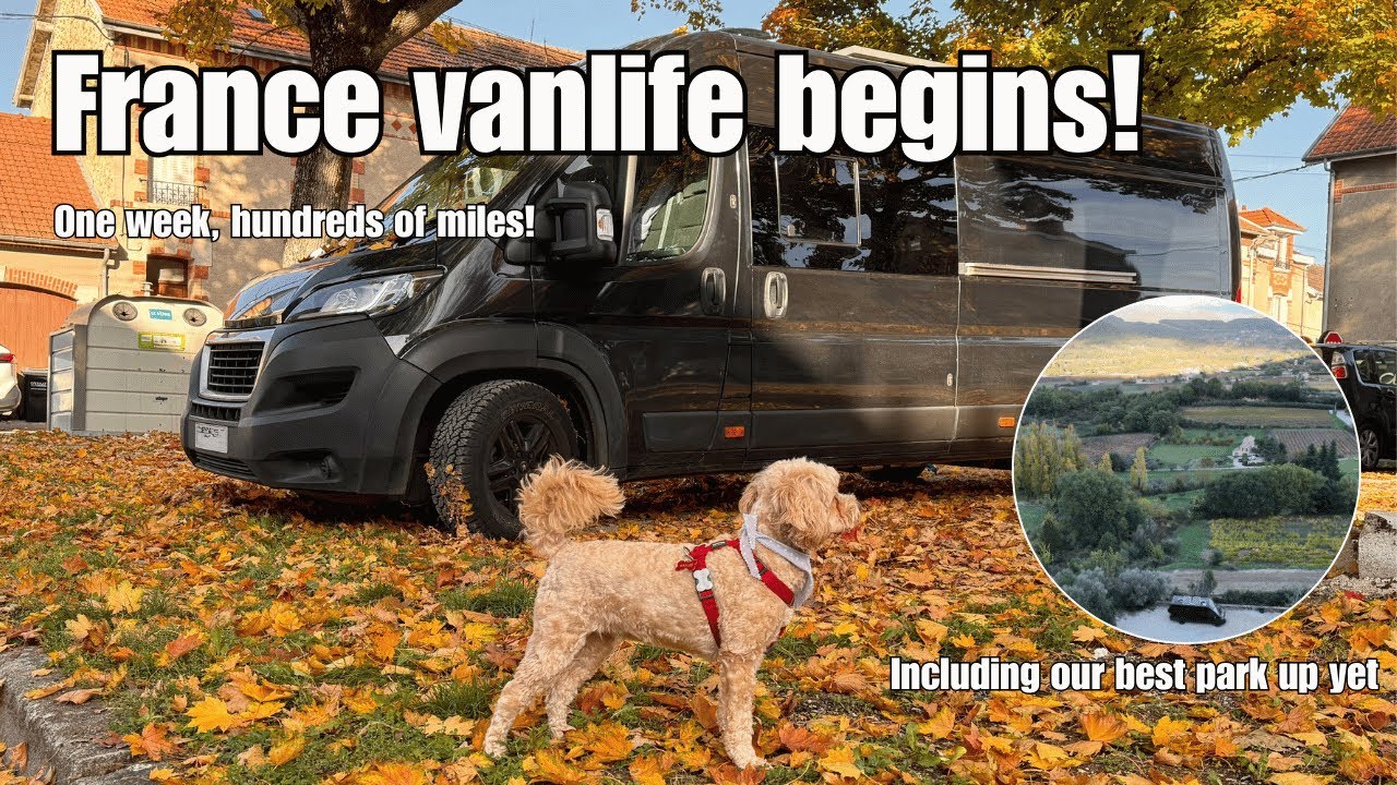 Our first week of off grid vanlife in France!
