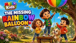 THE MISSING RAINBOW #Balloon 🎈🌈 | Fun #Kids #story | Mello Kids. #viral 