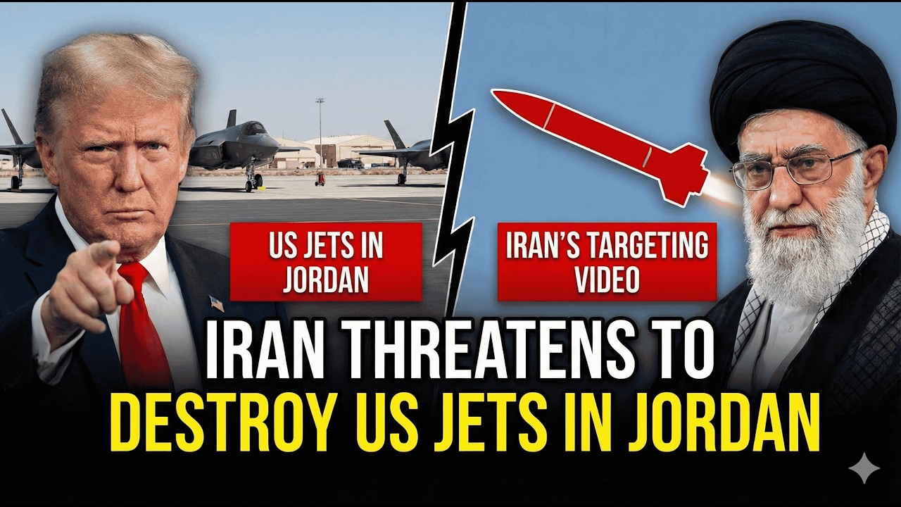 60+ F-35s at Jordan Base EXPOSED — Iran Releases VIDEO Threatening to "DESTROY" Muwaffaq Salti
