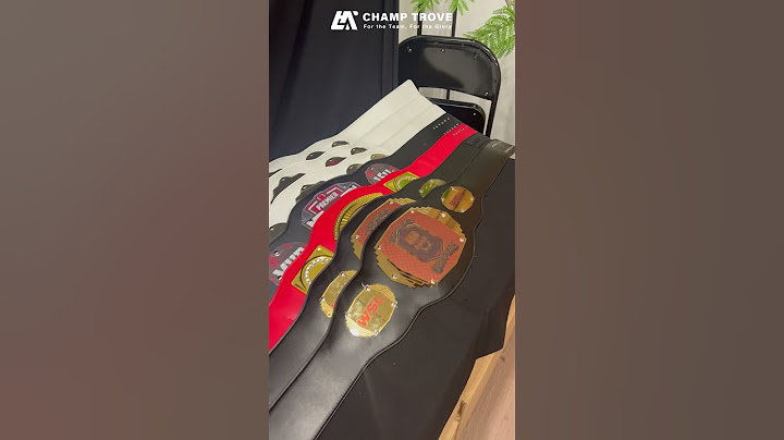 Claim victory with custom belts, forged for champions. 🏆🏆