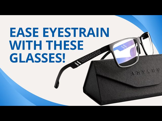 ANYLUV Blue Light Blocking Glasses Men Computer Gaming Glasses Lightweight  Al-Mg Metal Anti Eyestrain UV400 Clear Lens Eye Protection