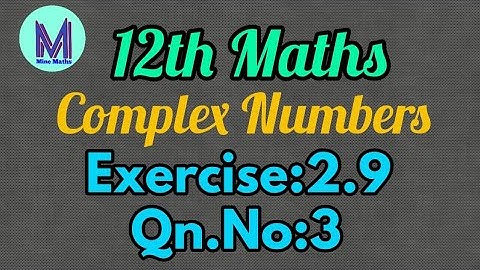 12th Maths Exercise:2.9 Q.no:3