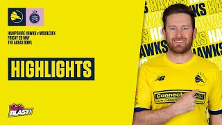 Highlights:+Hampshire+Hawks+v+Middlesex,+Vitality+Blast