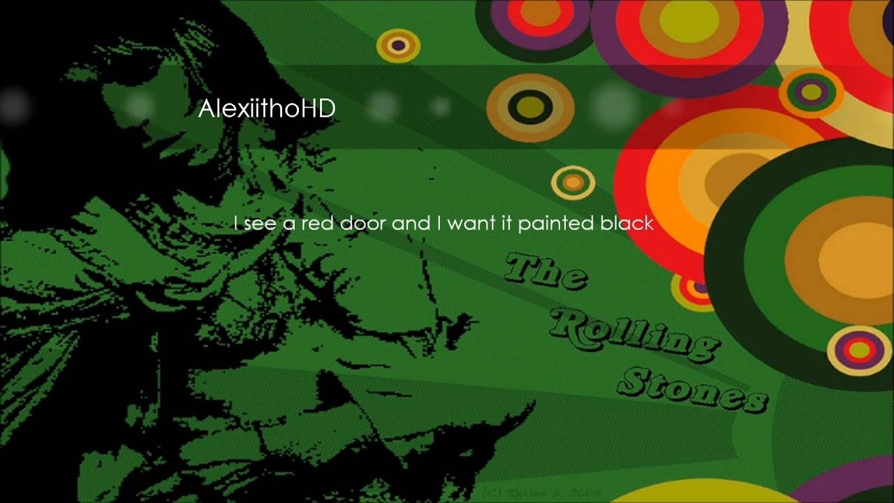 Rolling Stones Paint in Black Karaoke sin Guitarra FULL HD YouTube