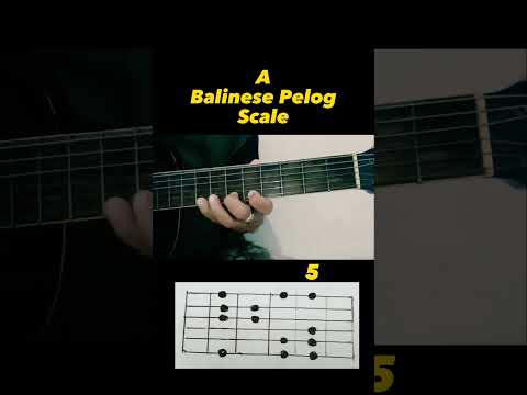 A Balinese Pelog Scale Guitar#shortsfeed#shortvideo