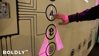 BoldlyXR x Rabobank Interactive Wall making off (conductive paint)