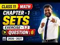 11th Math Exercise : 1.2 Question • 6 || Chapter - 1 (Sets) #anoption04 #education
