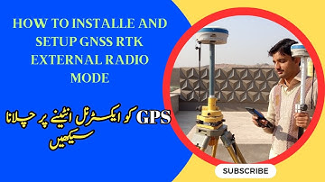 How to installe and setup GNSS RTk external Radio Mode | Easy Installation #GNSS