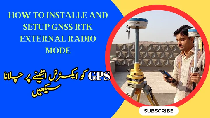 How to installe and setup GNSS RTk external Radio Mode | Easy Installation #GNSS