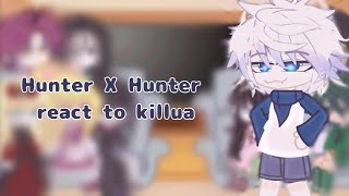 ‧⁺◟# ．Hunter X Hunter react to killua   killugon \\ HUNTER X HUNTER \\ Gacha \\ killugon ★ ⋅