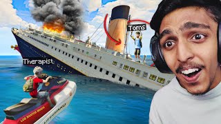 GTA 5 RP : Saving My Friend From TITANIC CRASH..!!