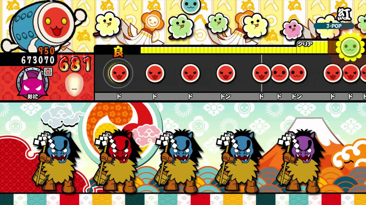 【太鼓の達人 Wii U1】紅（おに）【オート動画】