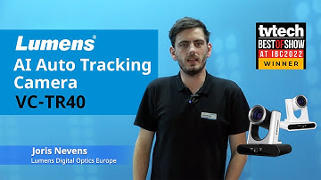 IBC 2022: Lumens VC-TR40 AI Auto Tracking Camera | Lumens ProAV