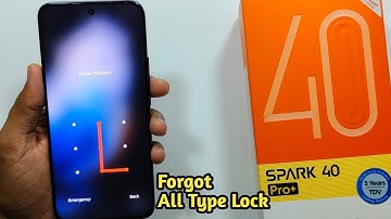 Hard Reset Tecno Spark 40 Pro Plus (KM7) Remove Screen Lock Without PC | Factory Reset Spark 40 Pro