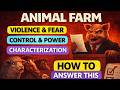 Animal Farm CSEC Question: Violence, Fear & Power (Full Breakdown)