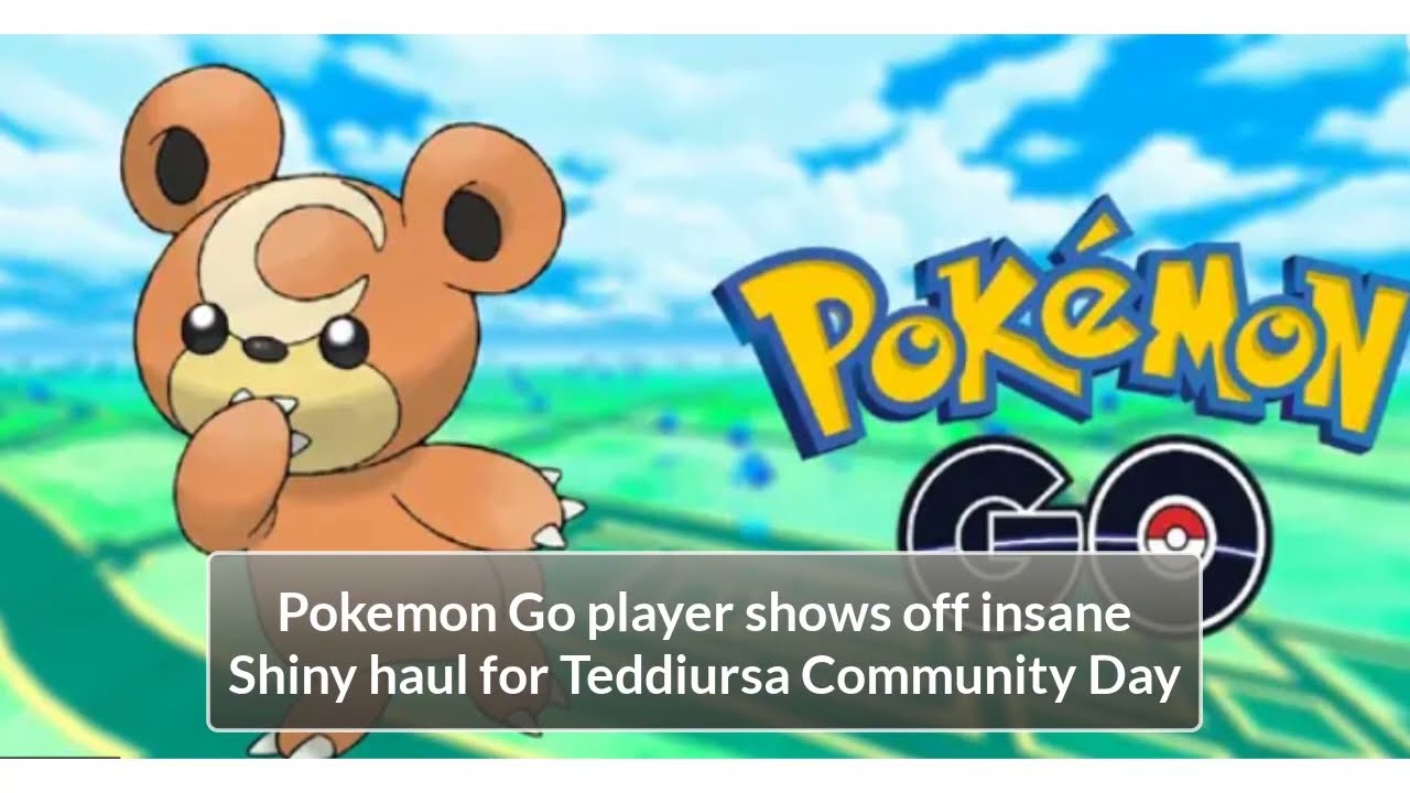 Pokemon Go player shows off insane Shiny haul for Teddiursa Community Day