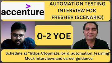 Automation Testing Interview Questions and Answers| Testing Questions | RD Automation Learning
