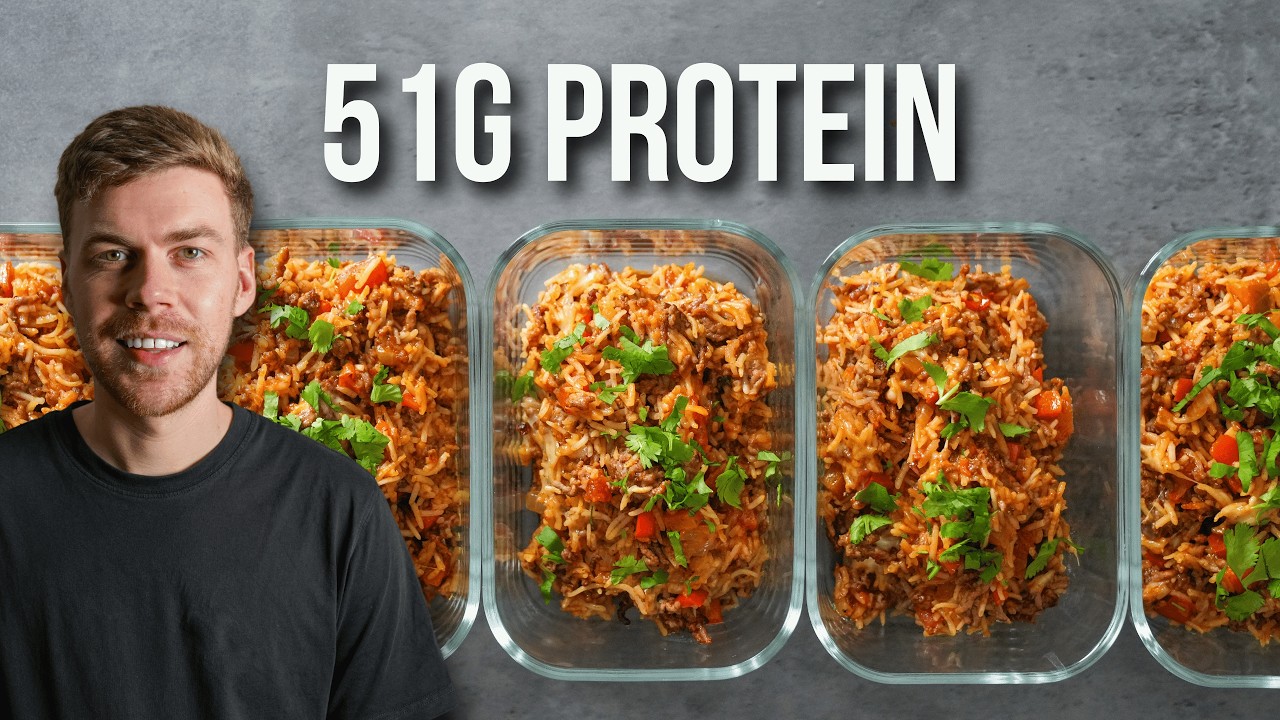I Meal Prepped 5 High Protein Cheesy Beef & Rice Bowls In 35 ...