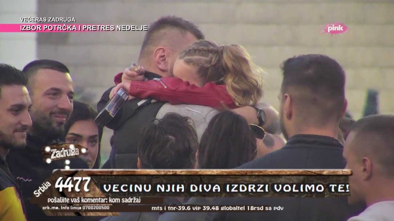 Zadruga 3 - Emotivni susret Janjuša i Krune - 11.11.2019.