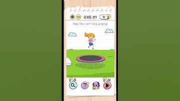 Brain Out Level 217 Challenge!" #relaxingart | Help! She can