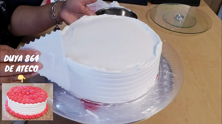 COMO EMBETUNAR UN PASTEL|facil y rapido con duya 789 de wilton|para principiantes
