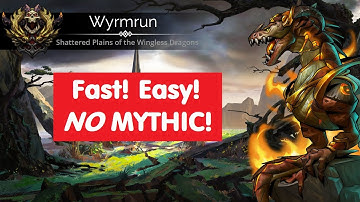 Gems of War Wyrmrun Faction Assault Easy and Fast NO MYTHIC team