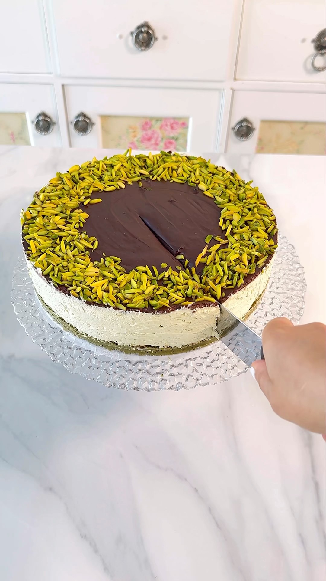تشيز كيك كنافه دبي #cheesecake