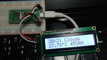 RPi Pico W Weather Station Clock using MicroPhython (2)