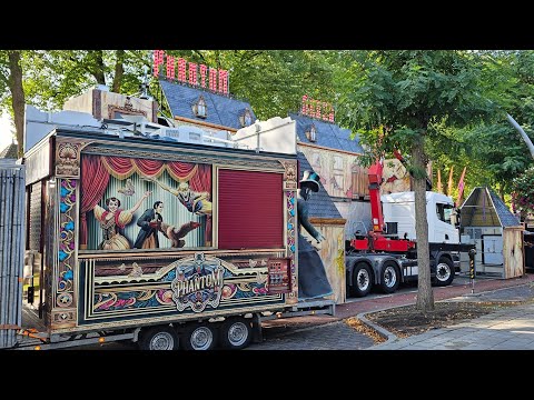 Opbouw Kermis / Aufbau Kirmes Wijchen 2026