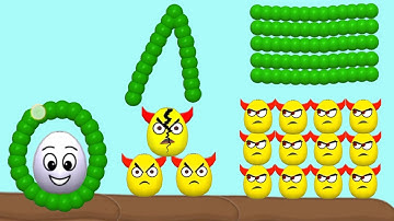 🧩Satisfying ASMR Gameplay/ Draw to smash logic puzzle 9999 - 2048 game part 01